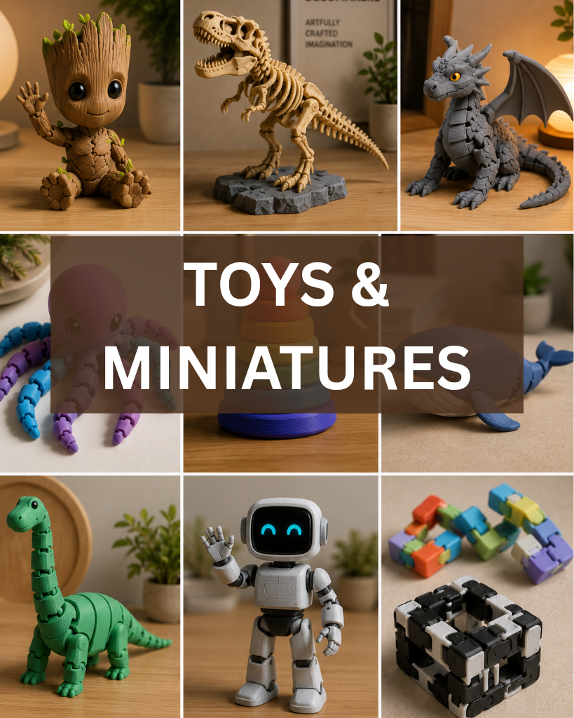 Toys, Miniatures and Models