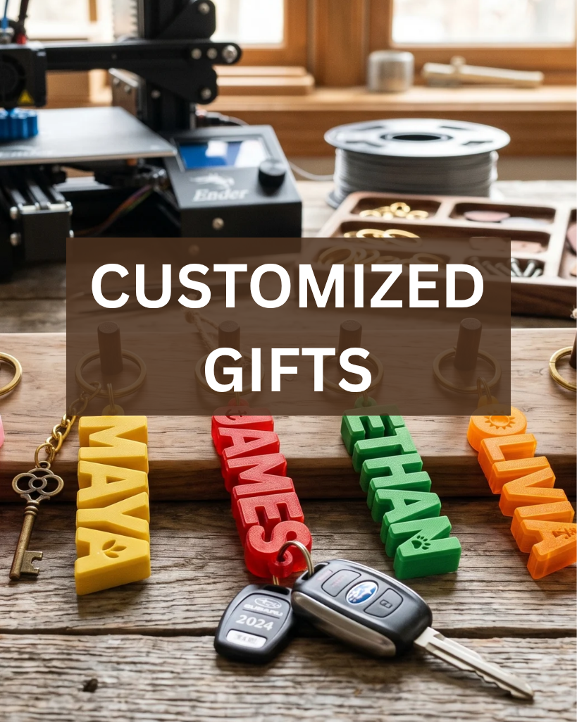 Personalised Keychains and Name Items