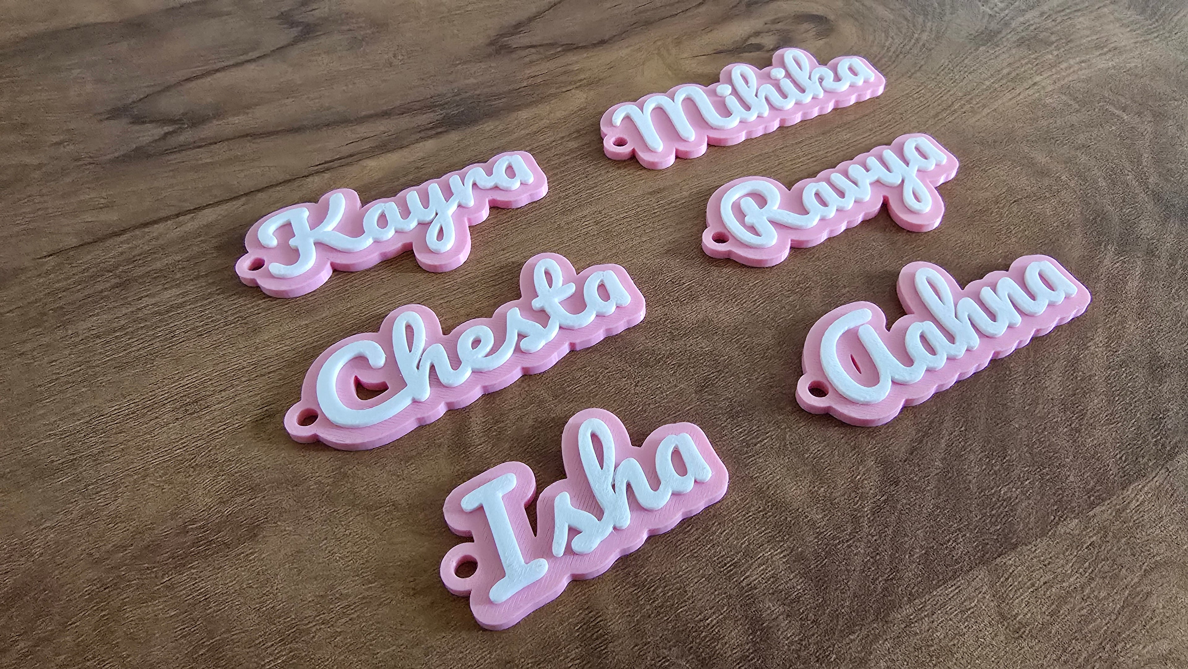 Personalised Name Keychain