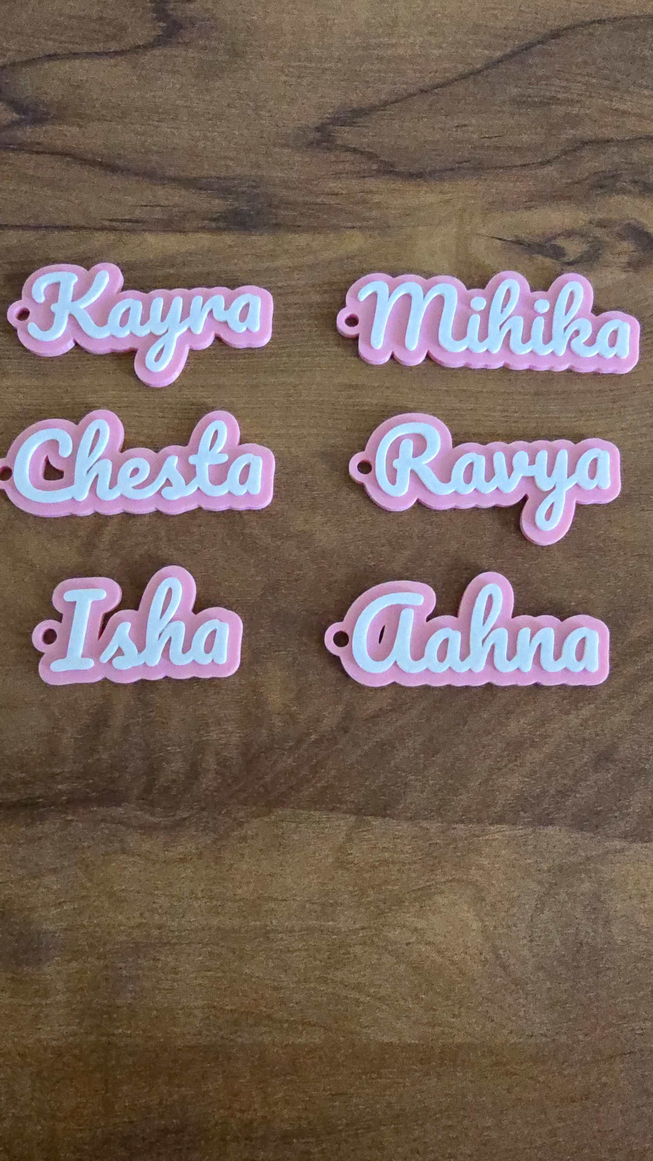 Personalised Name Keychain