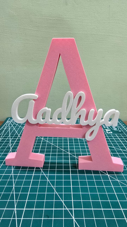Personalised 3D Name Stand
