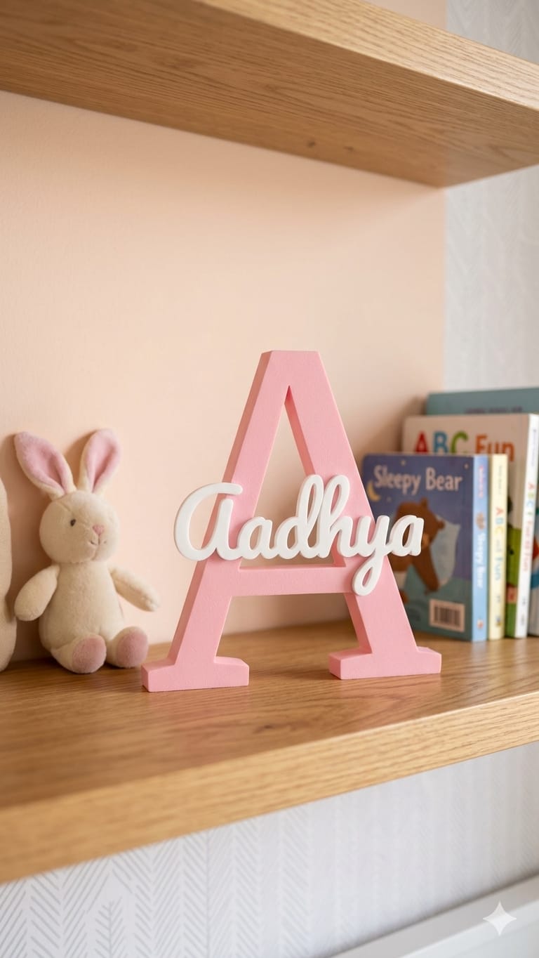 Personalised 3D Name Stand