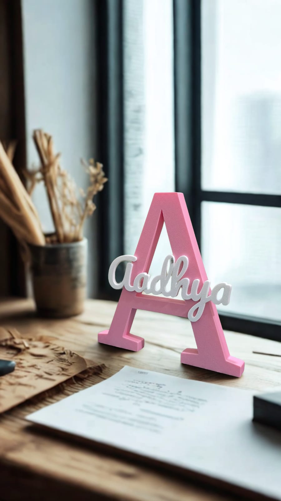 Personalised 3D Name Stand