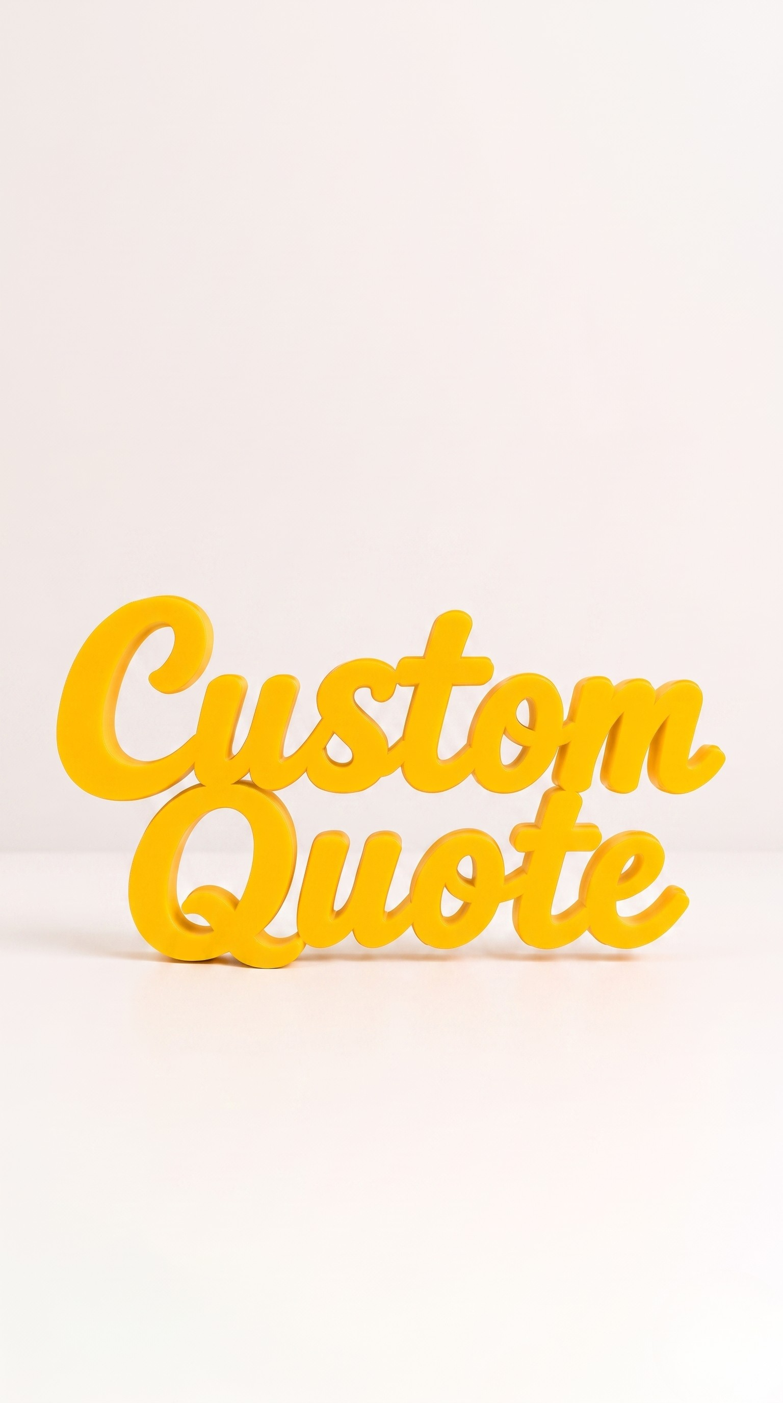 Personalised Custom Quote Stand
